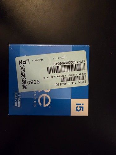 Intel core 13600k 13th gen - intel,
