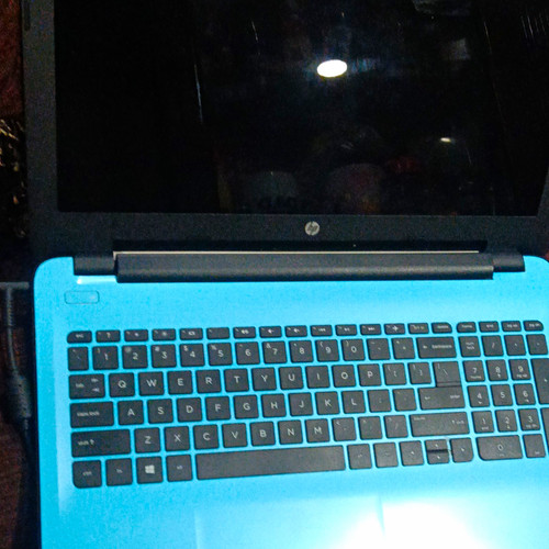 Blue notebook laptop intel - blue,