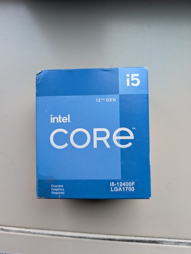 Intel cpu core - core, i5-12400f